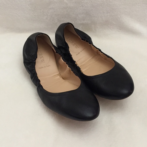 J crew black flats Clearance